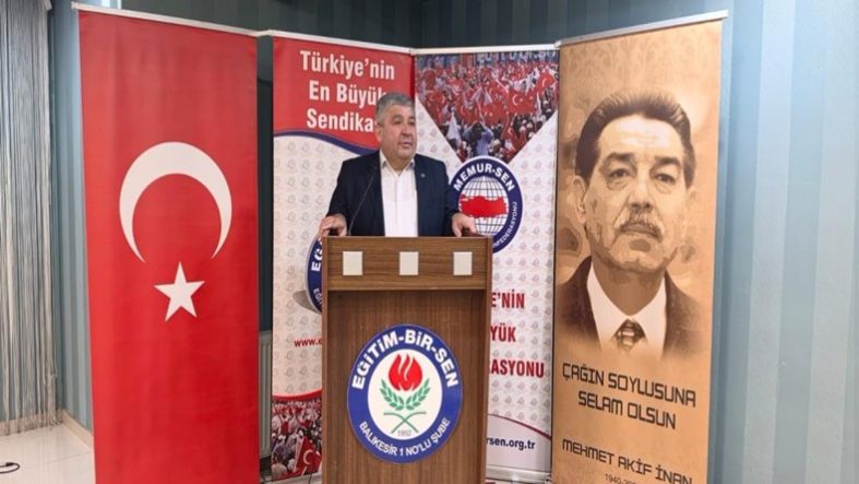 Eğitim-Bir-Sen'de Ercan Kurter güven tazeledi (1)