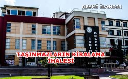 İvrindi Belediyesi Taşınmazlarını Kiraya Verecek