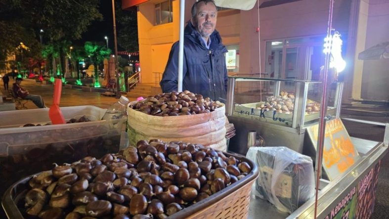 Kestane kebabı el yakıyor Kilosu bin lira