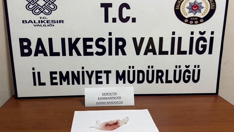 Manyas’ta uyuşturucu operasyonu: 2 şüpheli gözaltına alındı