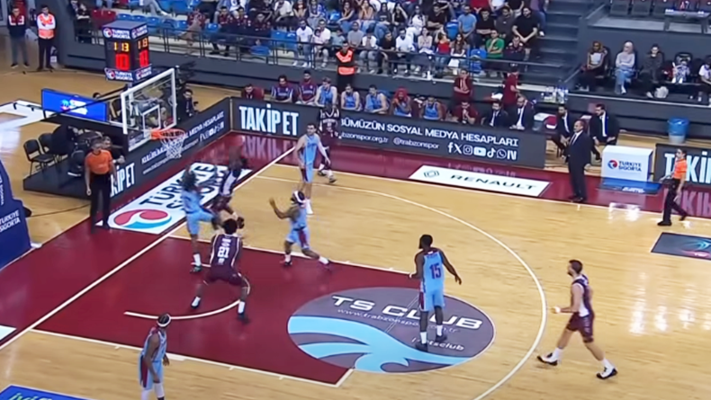 Pizzabulls Bordo Bandırma Basketbol, Trabzonspor’a 83-80 Mağlup Oldu
