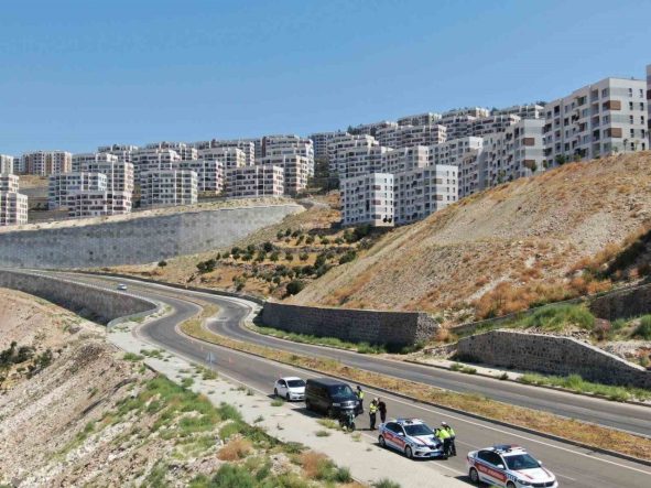 Kilis’te dron destekli trafik denetimi
